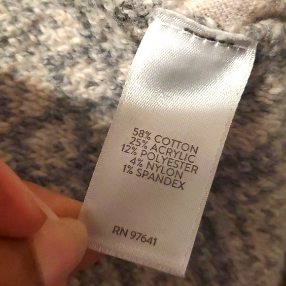 J. Jill Women’s Full Zip Grey Tunic Style Sweater Sz 2X - Picture 6 of 7